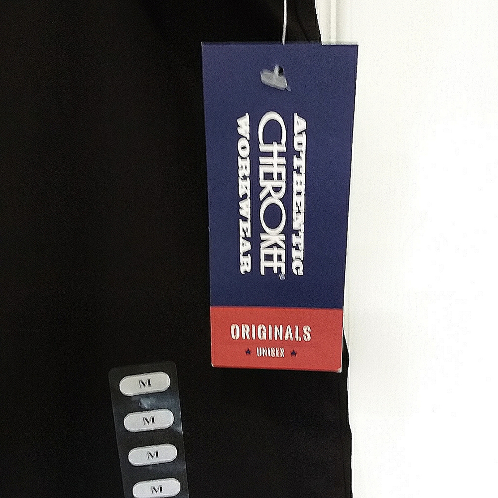 Cherokee Unisex Medium Black Scrub Pants New with Tags